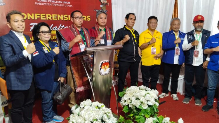 JTP Dens Optimis Menang di Pilakada Taput 2024, Didukung Koalisi Partai dan Masyarakat