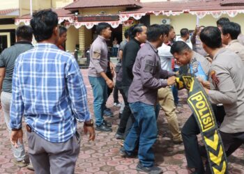 Kabag Ren dan Kasat Samapta Polres Samosir Mantan Pasukan Brimob, Perketat Pelatihan Sispamkota