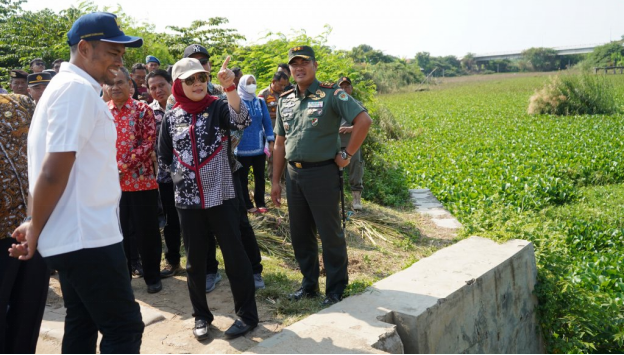 Bupati Indramayu dan BBWS Cimancis Sinergi Normalisasi Sungai Cimanuk Lama