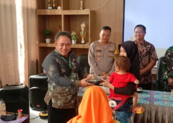 Camat Ciasem Hadiri Launching Program Pemberian Makanan Tambahan (PMT}