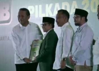 Dukug Satika Simamora -Sarlandy Hutabarat di Pilkada Taput, DPP PKB Serahkan Surat Dukungan MODEL B PERSETUJUAN PARPOL KWK