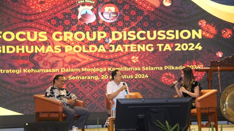 FGD Polda Jateng: Sinergi Humas dan Media untuk Pilkada 2024 yang Damai