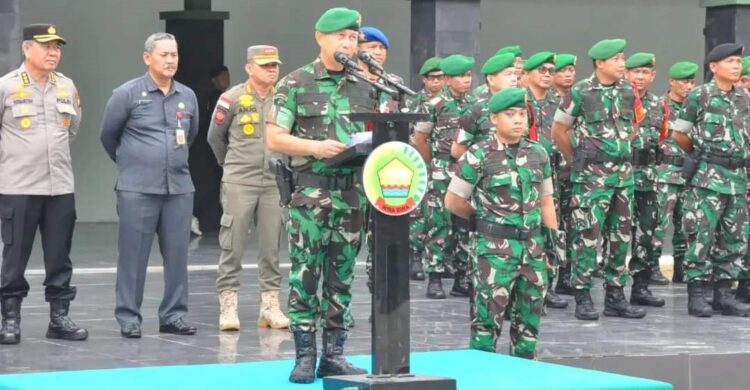 Apel Gelar Pasukan Kesiapan Pengamanan Pilkada Serentak Tahun 2024 di Wilayah Korem  031/WB