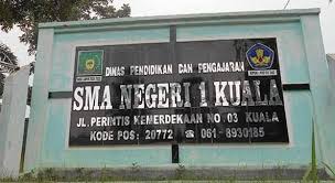 Rp.515 Juta lebih Dana Pengembangan Perpustakaan Dari Dana BOS Thn 2023 di SMA Negeri 1 Kuala Kabupaten Langkat, Diduga Dikorupsi Kepsek