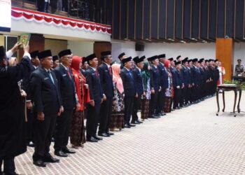 Sebanyak 50 Anggota DPRD Kabupaten Banyumas Periode 2024-2029 Dilantik