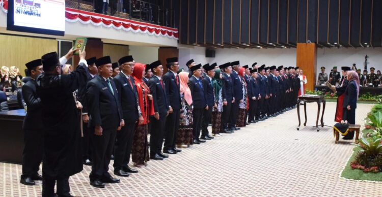 Sebanyak 50 Anggota DPRD Kabupaten Banyumas Periode 2024-2029 Dilantik