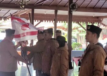 Sekda Banyumas Lepas Kontingen Jambore Daerah dan Eagle Scout Award