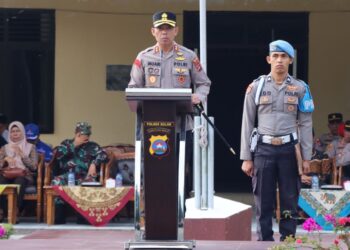 Gelar Pasukan Operasi Mantap Praja 2024, Kapolres Solok Pimpin Pelaksanaan Apel