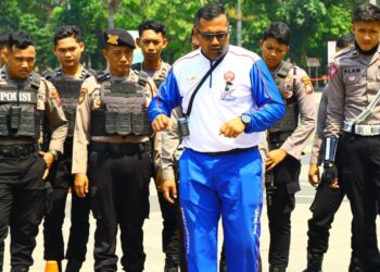 Dorong Keselamatan Berkendara, Polres Gresik Gelar Pelatihan Safety Riding Bersama MPM Honda Jatim