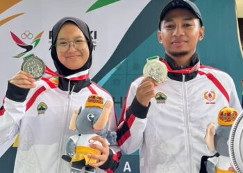 Athary Zahraa Atlet Menembak Banyumas Raih Perak PON 2024