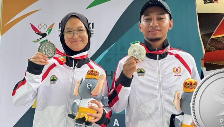 Athary Zahraa Atlet Menembak Banyumas Raih Perak PON 2024