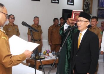 Pj Bupati Subang Lantik Dirtek Perumda Tirta Rangga Subang