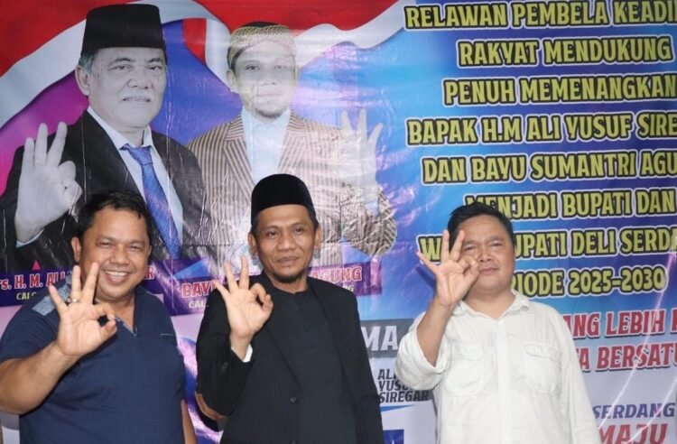 Pemuda Pakpak Indonesia Dukung Penuh dan Siap Menangkan Pasangan Calon Bupati Ali Yusuf Siregar (AYS) dan Bayu Agung Sumantri ( BSA)  sebagai Calon Wakil Bupati Deli Serdang