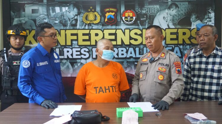 Residivis Copet Handphone, Diringkus Polsek Purbalingga