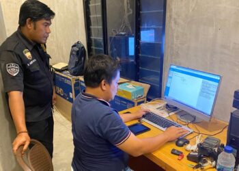 Seksi TIK Polres Samosir Pasang dan Uji Perangkat Keamanan Venue PON XXI Aceh-Sumut di Samosir