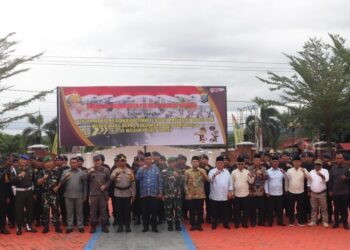 Polres Tapanuli Selatan menggelar Sispamkota “Mantap Praja Toba – 2024