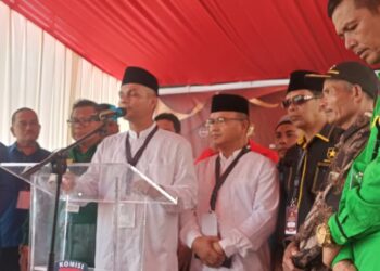 Paslon Bupati dan Wakil Bupati Yaitu Budi Satriadi dan Hardinalis Kobal, Mengusung Tagline “Solok Berbudi”,  Resmi Daftar ke KPU Kabupaten Solok