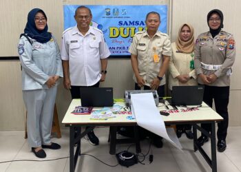 Jasa Raharja bersama Tim Samsat Surabaya Utara Hadir Berikan Layanan Samsat Keliling di RSUD M Soewandhi