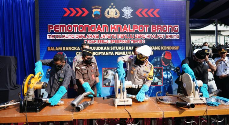 Deklarasi Zero Knalpot Brong, Polda Jateng Siap Jaga Ketertiban Selama Kampanye Pemilu