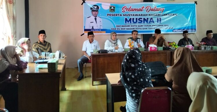 Musna ll Lanjutan Penyusunan RKP Nagari Koto Sani TA 2025