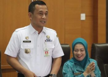 Pj. Bupati Padang Lawas Utara Bersama Pj. Ketua Tim Penggerak PKK Sambut Kedatangan Tim Verifikasi STBM Award