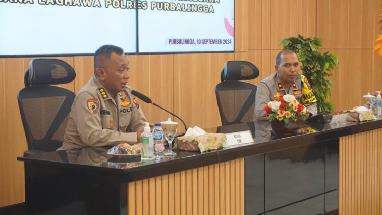 Polda Jateng Lakukan Pengawasan Operasi Mantap Praja Candi 2024 di Polres Purbalingga