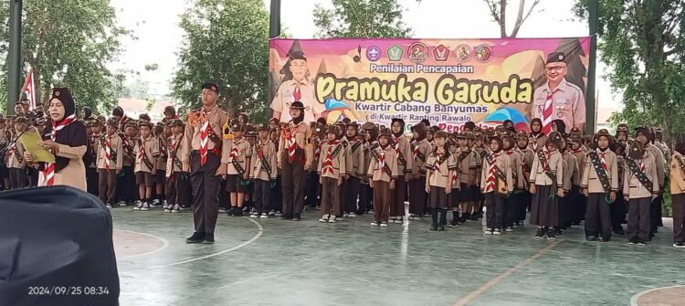 Tahun 2024 Kwarran Kwarran Rawalo Targetkan 500 Pramuka Garuda