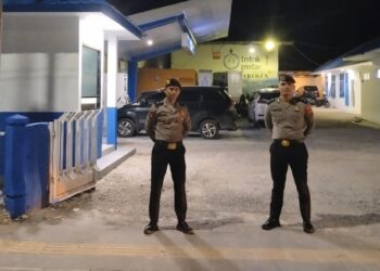 Polres Samosir Jaga Ketat Keamanan Pintu Masuk Pulau Samosir dan Objek Vital