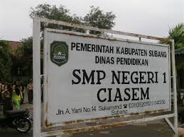 Rp.194 Juta lebih Dana Pemeliharaan Sarpras SMP Negri 1 Ciasem, Kabupaten Subang, Diduga Dikorupsi Kepsek