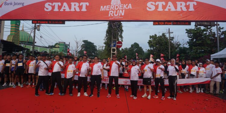 Gelar Merdeka Run, Polres Purbalingga Rekatkan Hubungan dengan Komunitas dan Masyarakat
