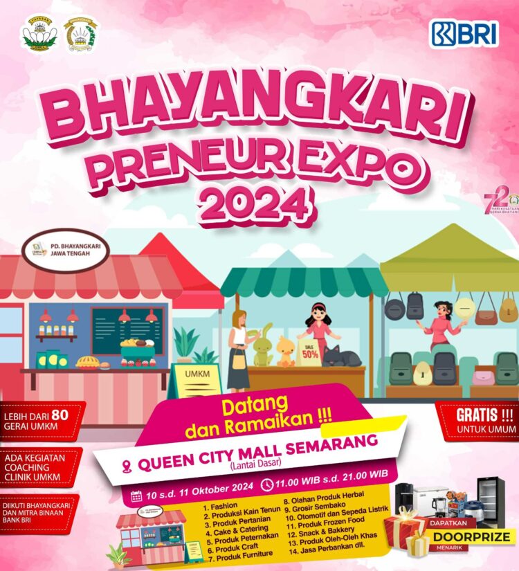 Memperingati HKGB ke 72, Bhayangkari Preneur Expo 2024 Jateng; Memberdayakan UMKM, Menggerakkan Ekonomi