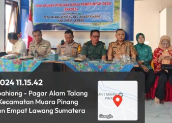Pemerintah Desa Talang Benteng Laksanakan BLT DD Musdes RKPDES, Realisasikan  Insentif dan Pembagian BLT DD  Tahun 2024