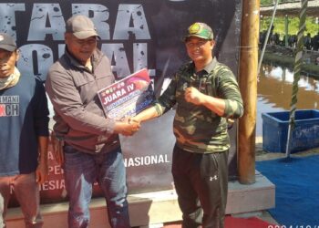 Danramil 01 Bengkalis Kapten Arm Yogi Sudarso Menggelar lomba mancing Mania Dalam Rangka “HUT TNI  KE -79”