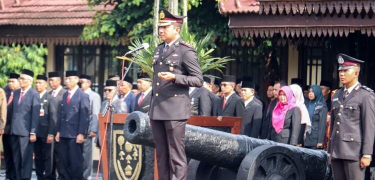 Kapolres Purbalingga Irup Upacara Peringatan Hari Kesaktian Pancasila Tingkat Kabupaten