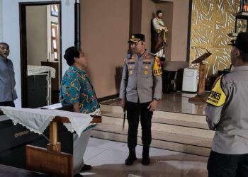 Kapolres Purbalingga Silaturahmi Kamtibmas di Sejumlah Gereja