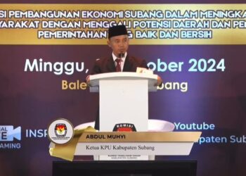 Debat Pertama Paslon Bupati dan Wakil Bupati Subang