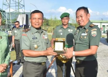 Danrem 031/WB Lakukan Kunjungan Kerja ke Markas Kodim 0322/Siak