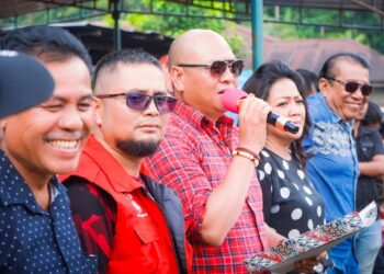 Nikson Nababan Secara Resmi Lantik Pengurus TPS Tim Pemenangan Calon Bupati/Wakil Bupati Satika – Sarlandy se Kecamatan Pahae Jae