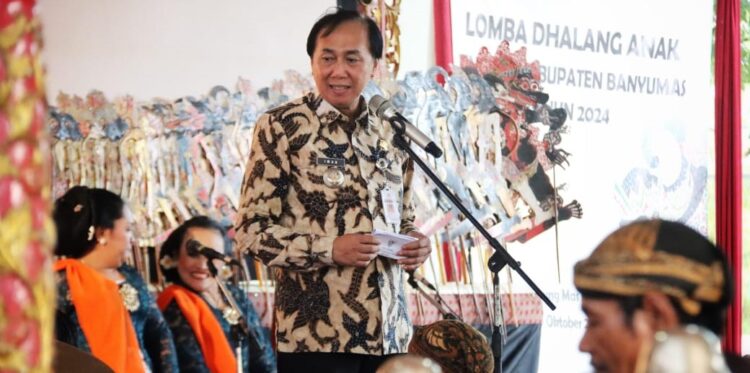 Yudistira Bagus Pramono Juara Lomba Dhalang Anak Banyumas 2024
