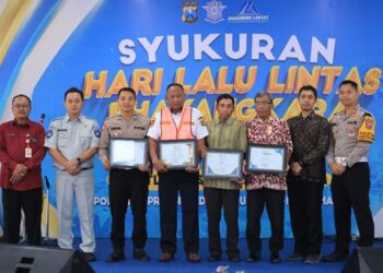 Satlantas Polres Gresik Rayakan Hari Lalu Lintas Bhayangkara ke-69 dengan Berbagai Inovasi dan Aksi Sosial