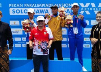 Lutfi Afandi Banyumas Kembali Pecahkan Rekornas dan Raih Emas di Ajang Peparnas