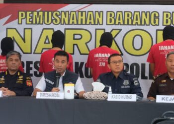 Ditresnarkoba Polda Jateng Tunjukkan Teknik Baru Musnahkan Sabu-Sabu Dengan Aman dan Efisien