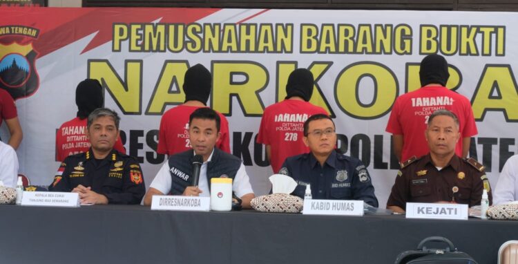 Ditresnarkoba Polda Jateng Tunjukkan Teknik Baru Musnahkan Sabu-Sabu Dengan Aman dan Efisien