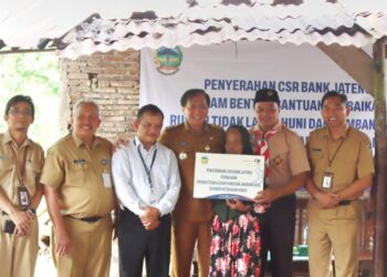 Bank Jateng Salurkan CSR Rp1 M Untuk RTLH Di Kelurahan Teluk Purwokerto Selatan