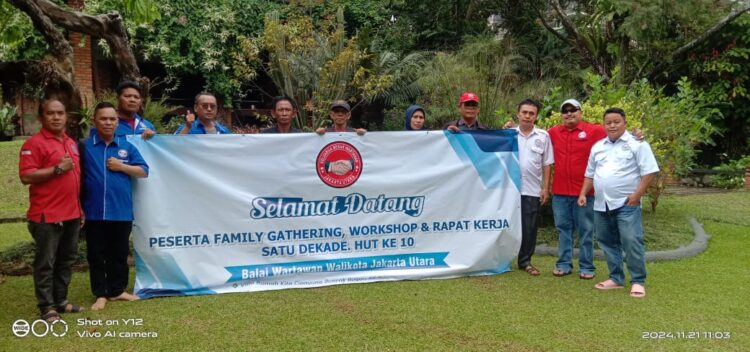HUT ke- 10, Balai Wartawan Jakarta Utara Gelar Family Gathering dan Raker