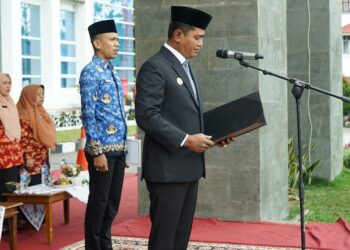 Upacara Peringatan HUT KORPRI Ke 53 Tahun 2024 di Kabupaten Solok