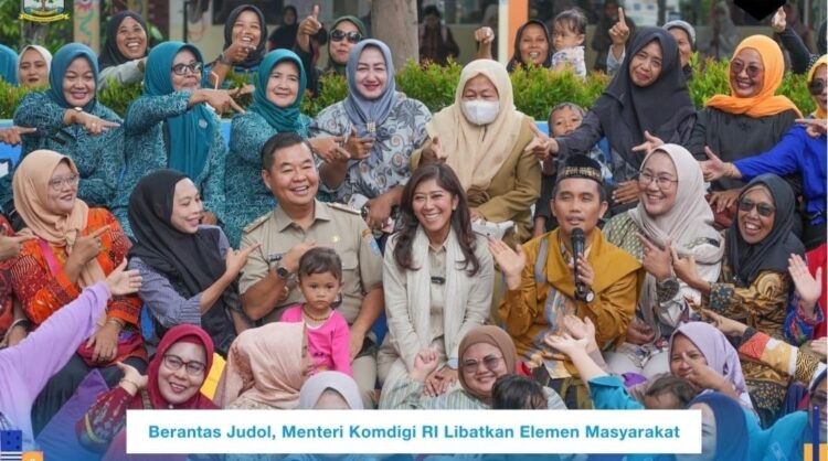 Menteri Komdigi RI Lakukan Kunjungan Kerja Di RPTRA Intiland Teduh Dan SMA N 92 Jakarta Terkait Literasi Digital Pencegahan Dan Penanganan Judol