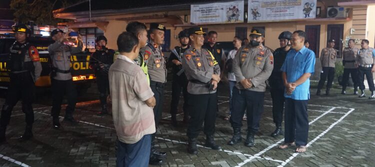 Patroli Skala Besar Terus Dilakukan Polres PurbaIingga saat Tahap Rekapitulasi di PPK