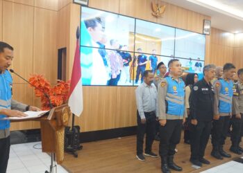 Polres PurbaIingga Gelar Pengambilan Sumpah dan Penandatanganan Pakta Integritas Penerimaan Bakomsus Polri
