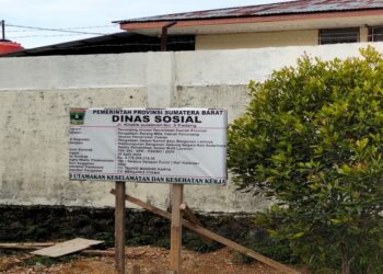 Proyek Gedung Sentra Rehabilitasi Sosial Rp.4,1 M lebih APBD Provinsi Sumbar di Aro Suka Kab Solok, Pengerjaan nya Lewat Waktu Belum Kelar, Apakah Ada Korupsi nya ?